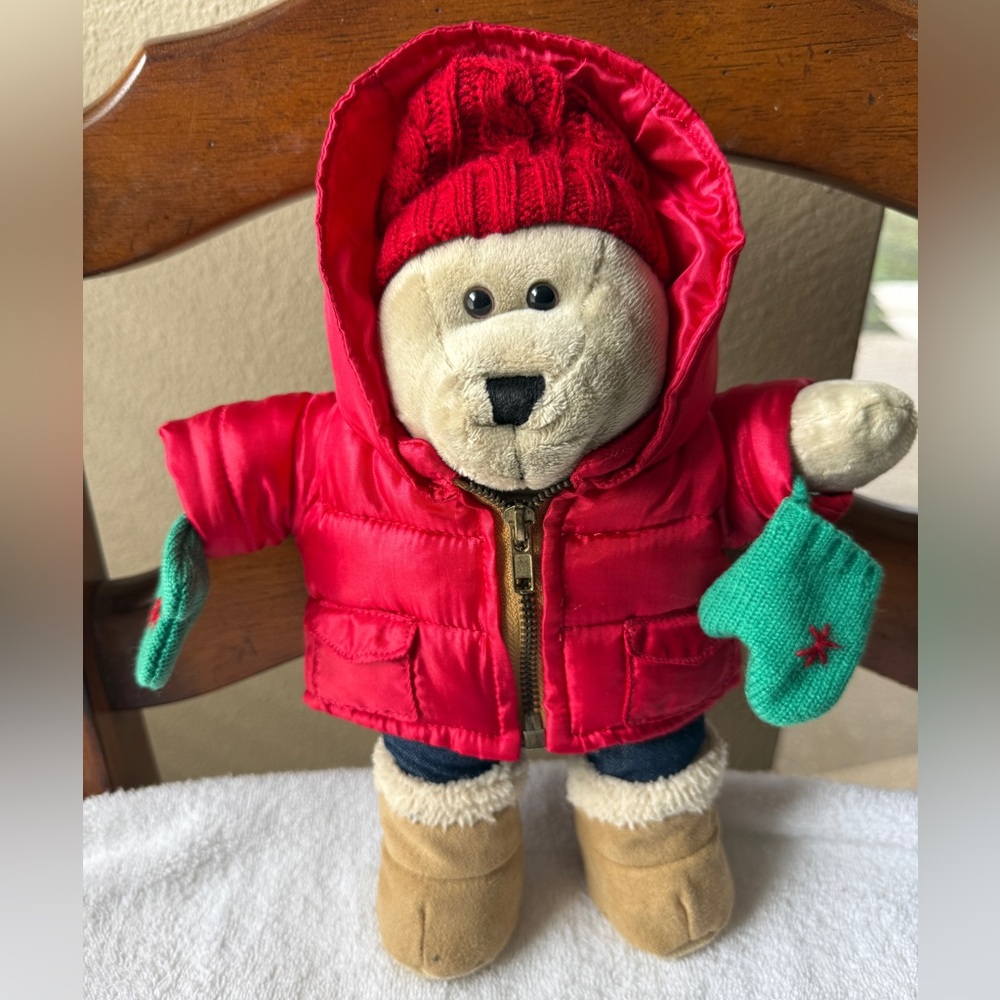 STARBUCKS COFFEE COMPANY~2006~Winter Ski Plush Bearista Bear~10"~51st Edition